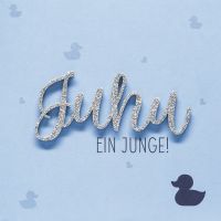 Geburt Baby Freudiges Ereignis Lettering quadratische...
