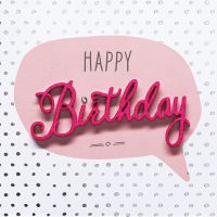 Geburtstag quadratische Glückwunschkarte mit...