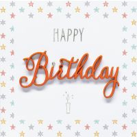 Geburtstag quadratische Glückwunschkarte mit...