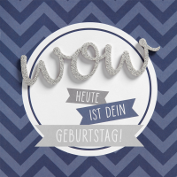Geburtstag quadratische Glückwunschkarte mit...