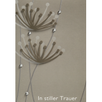 A Trauer Kondolenz Beileidskarte mit Umschlag  In stiller...