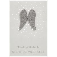 Trauer Kondolenz Beileidskarte mit Briefumschlag...