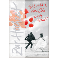 Hochzeit Vermählung Glückwunschkarte mit...