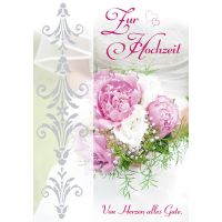 A Hochzeit Vermählung Glückwunschkarte mit...