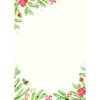 Weihnachten 10 Briefbögen mit Umschlägen...