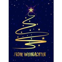Weihnachtskarte Klammerkarte Minikarte...