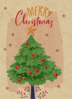 Weihnachten – Miniklammer - Glückwunschkarten...