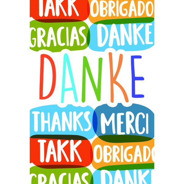 Das Freut Mich Zu Hören Spanisch Danke - Glückwunschkarte im Format 11,5 x 17 cm mit Umschlag - Danke