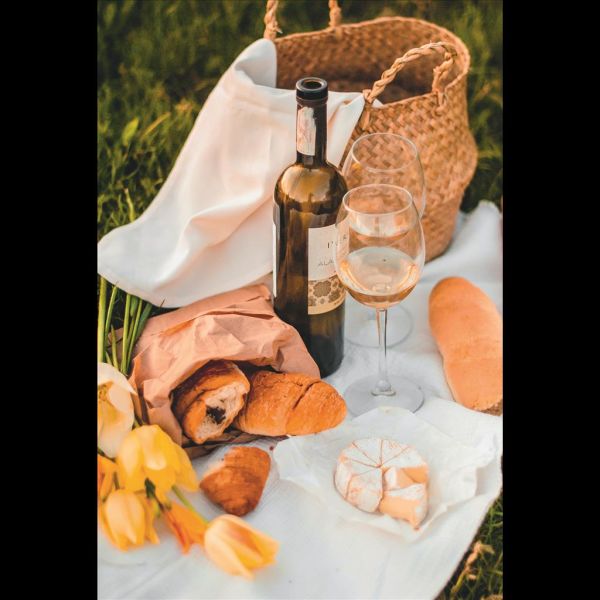 A Ohne Text Glückwunschkarte mit Umschlag Picknick