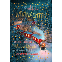 Weihnachten Grußkarte Glückwunschkarte mit...