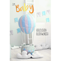 Geburt Baby Glückwunschkarte mit Umschlag...