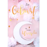 Geburt Baby Freudiges Ereignis Glückwunschkarte mit...