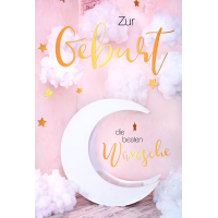 Geburt Baby Freudiges Ereignis Glückwunschkarte mit...