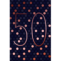 50. Geburtstag Glückwunschkarte mit Umschlag 50....