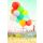 Ruhestand Glückwunschkarte mit Umschlag bunte Luftballons