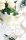 Goldhochzeit - 50. Hochzeitstag - Glückwunschkarte im Format 11,5 x 17 cm mit Umschlag - Weiße Rosen, Gießkanne, Seidenband - mit Goldfolie
