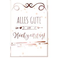 A Hochzeitstag Glückwunschkarte mit Umschlag...