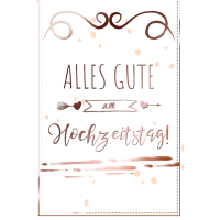 A Hochzeitstag Glückwunschkarte mit Umschlag...