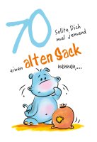 Zahlengeburtstag - 70. Geburtstag - Glückwunschkarte...