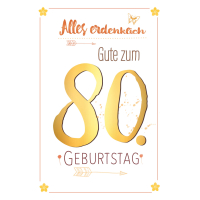 Cherry Orchard Geburtstagskarte – Mit Goldfolie, 159x159 Mm, Inkl. Goldfarbenem Umschlag