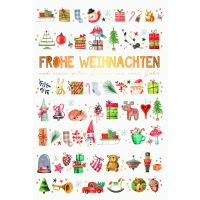 Weihnachten Grußkarte Glückwunschkarte mit...