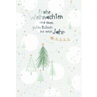 Weihnachten Glückwunschkarten Tannenbäume,...