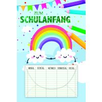 A Schulanfang Geldkarte Glückwunschkarte mit...