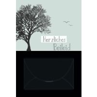 Trauer Beileid Kondolenz Geldkarte Trauerkarte mit...