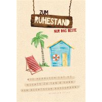 Ruhestand Karte mit Umschlag folienfrei unverpackt Greenline