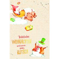 Weihnachten Zuckerrohrpapier Glückwunschkarte mit...
