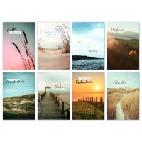 100-er Kasten Trauer Beileidsbekundungen Karten im Format...