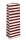 Geschenktasche – Flasche - 12 x 39 x 10 cm - roter Streifen und helle Punkte - mit Baumwollkordel, Namenskarte - Skorpion