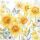Cocktail Servietten 25 x 25 cm 3-lagig 20 Servietten Classic Daffodils FSC Mix klassische Narzissen