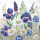 Cocktail Servietten 25 x 25 cm 3-lagig 20 Servietten Mixed Meadow Flowers FSC Mix gemischte Wiese
