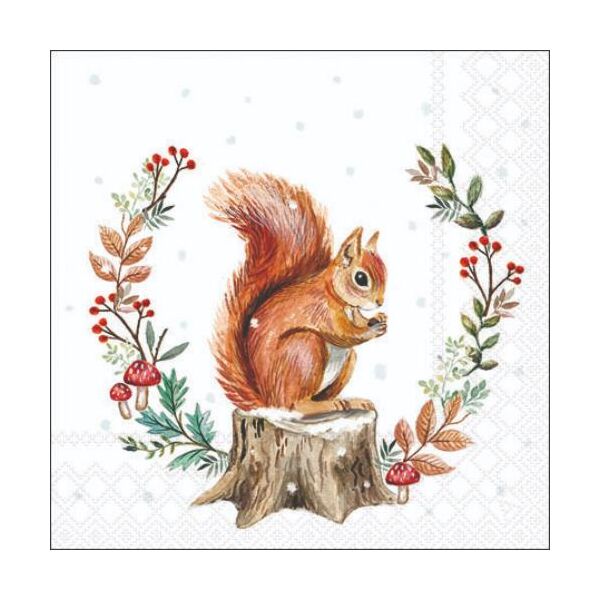 Cocktail Servietten 25 x 25 cm 3-lagig 20 Servietten Storing For Winter Wintereinlagerung