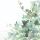 Cocktail Servietten 25 x 25 cm 3-lagig 20 Servietten Hedera White FSC Mix Efeu weiss