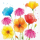 A Cocktail Servietten 25 x 25 cm 3-lagig 20 Servietten Colourful Summer Flowers FSC Mix bunte Sommerblumen