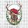 Cocktail Servietten 25 x 25 cm 3-lagig 20 Servietten Deer In Frame Reh im Rahmen