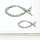 Cocktail Servietten 25 x 25 cm 3-lagig 20 Servietten Kommunion Communion Fish FSC Mix Kommunion Fisch
