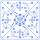 Servietten Napkin Lunch 33x33 cm Indisch Blau