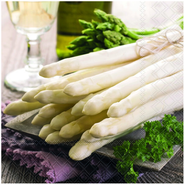 Servietten Lunch Spargel Asparagus Mix