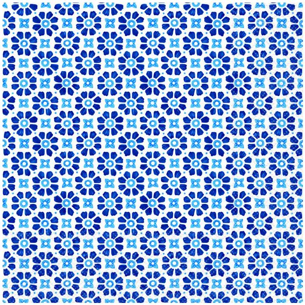 Servietten Lunch Napkin Lunch Format: 33 x 33 cm 3-lagig 20 Servietten Laureen Blue