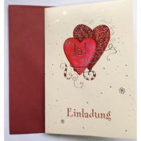 Hochzeitssortiment Set mit Einladungen Danksagungen Tischkarten Girlanden Gästebuch Menükarte UVP: € 123,85