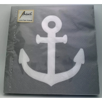 Servietten Lunch 33 x 33 cm 3-lagig 20 Servietten Navy...