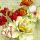 Servietten Lunch Coralie Blumen 33x33cm 20 Servietten