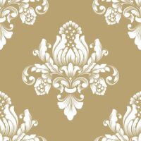 Servietten Lunch Barok Gold Blume Barok gold Muster...
