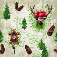 Servietten Format: 33 x 33 cm 3-lagig 20 Servietten...