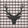 Servietten Lunch 33x33 cm 3-lagig 20 Servietten Stag Head Brown Hirschgeweih braun weiß kariert