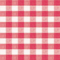 Servietten Lunch rot weiß kariert Square Red