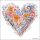 Servietten Lunch Spring Heart Frühlingsherz bunte Blumen